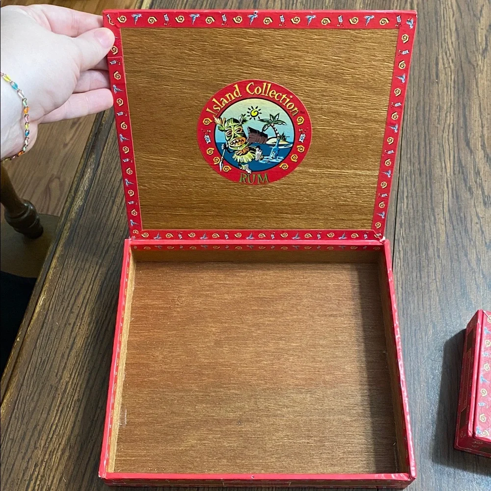 Island Collection Rum wooden cigar boxes